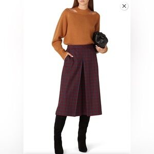 Trina Turk prizzi Culotte plaid wide leg pants